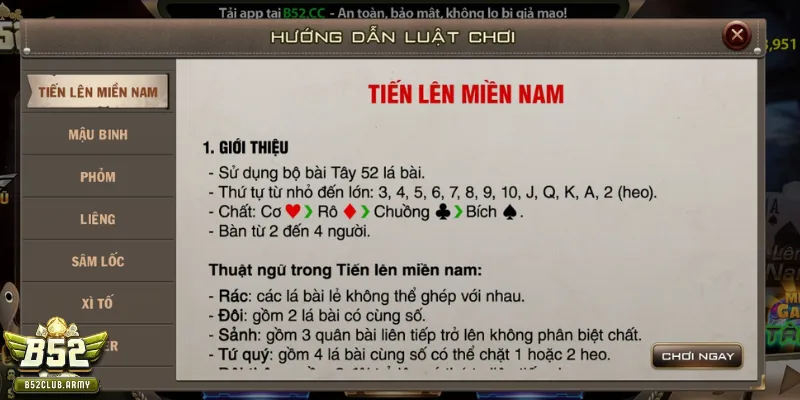 Hướng dẫn cách chơi game bài cực đơn giản